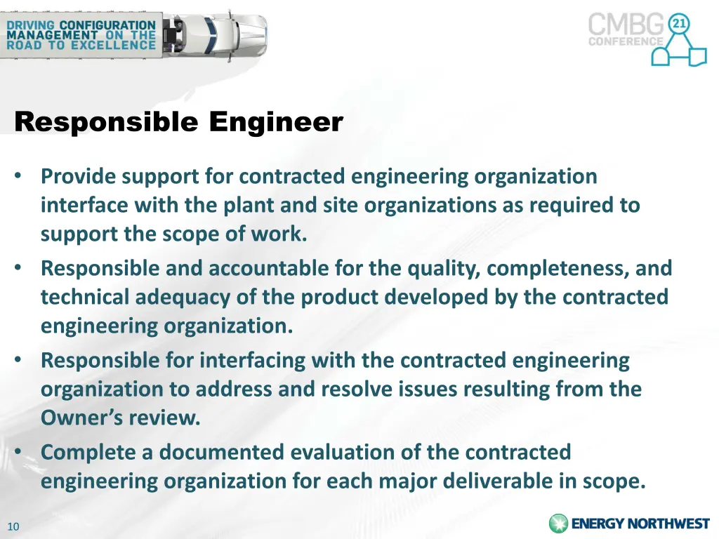 responsible engineer