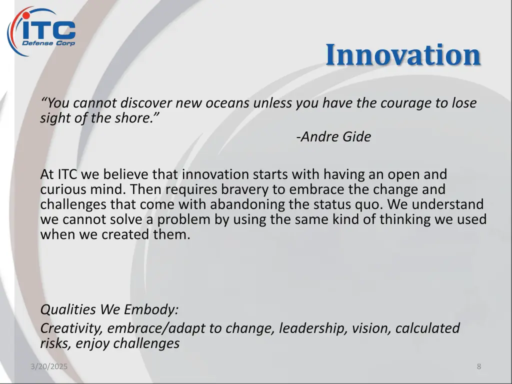 innovation