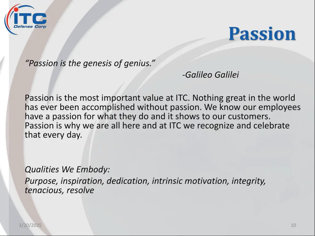 passion