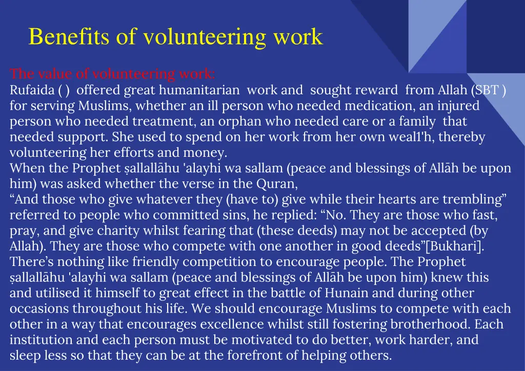 benefits of volunteering work
