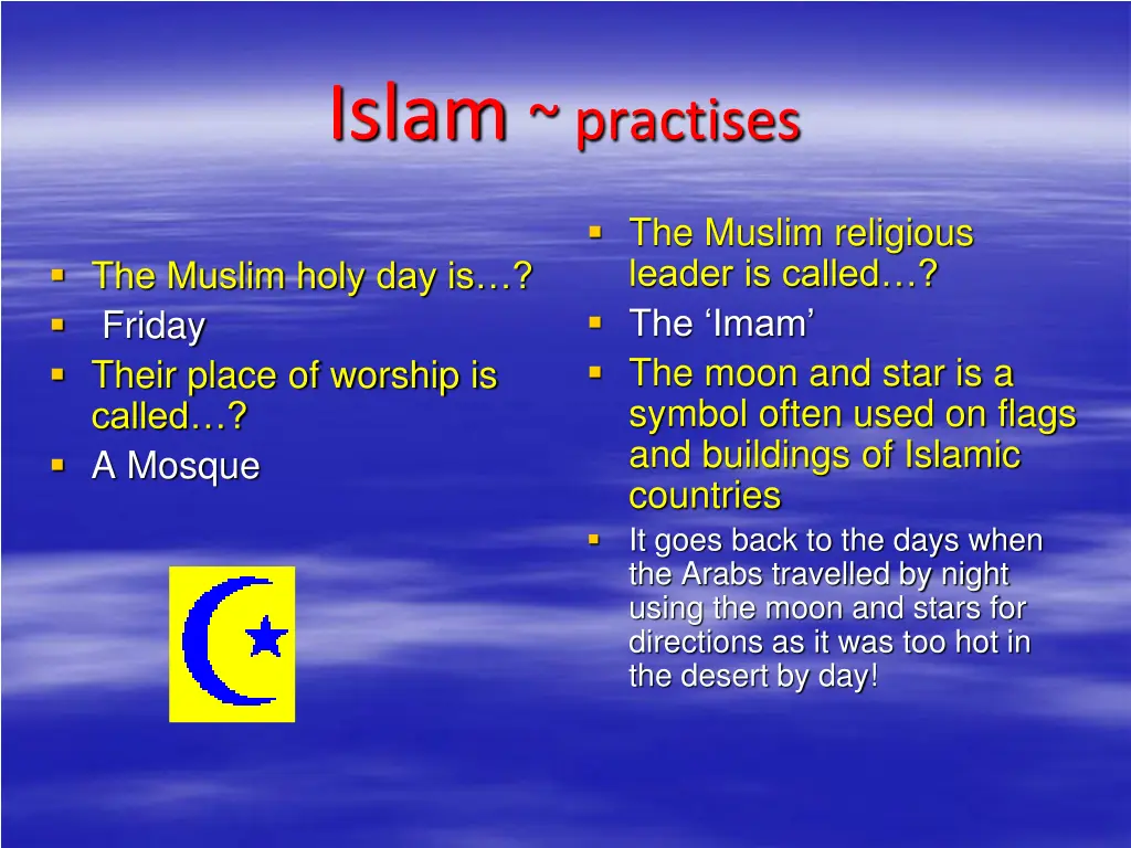 islam practises