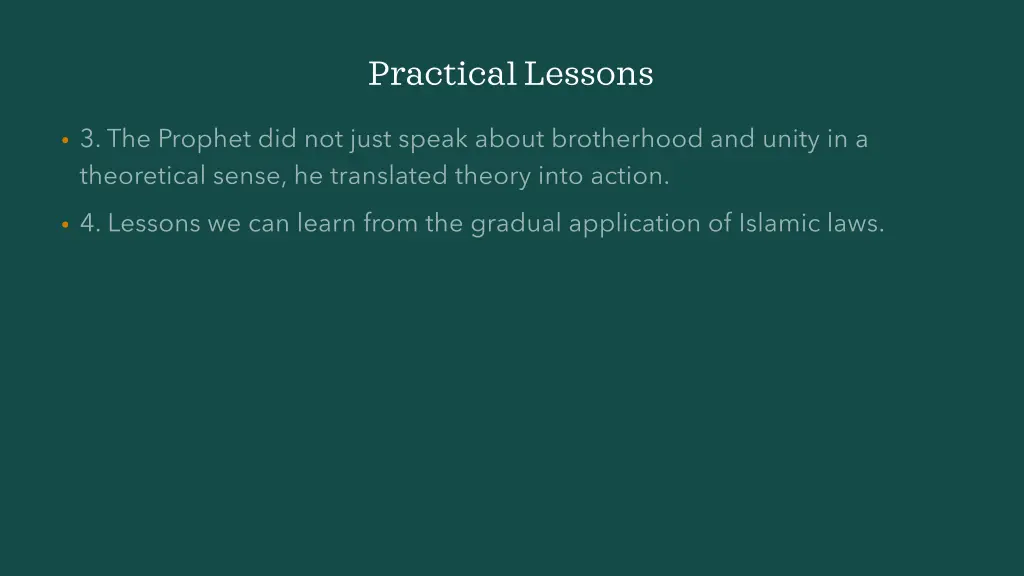 practical lessons 1