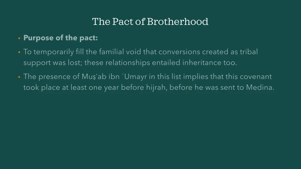 the pact of brotherhood 1