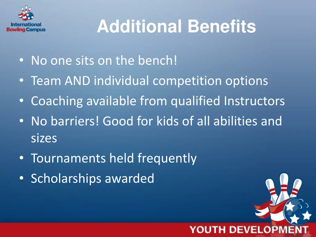 additional benefits