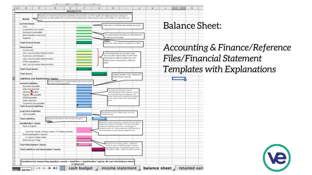balance sheet 1