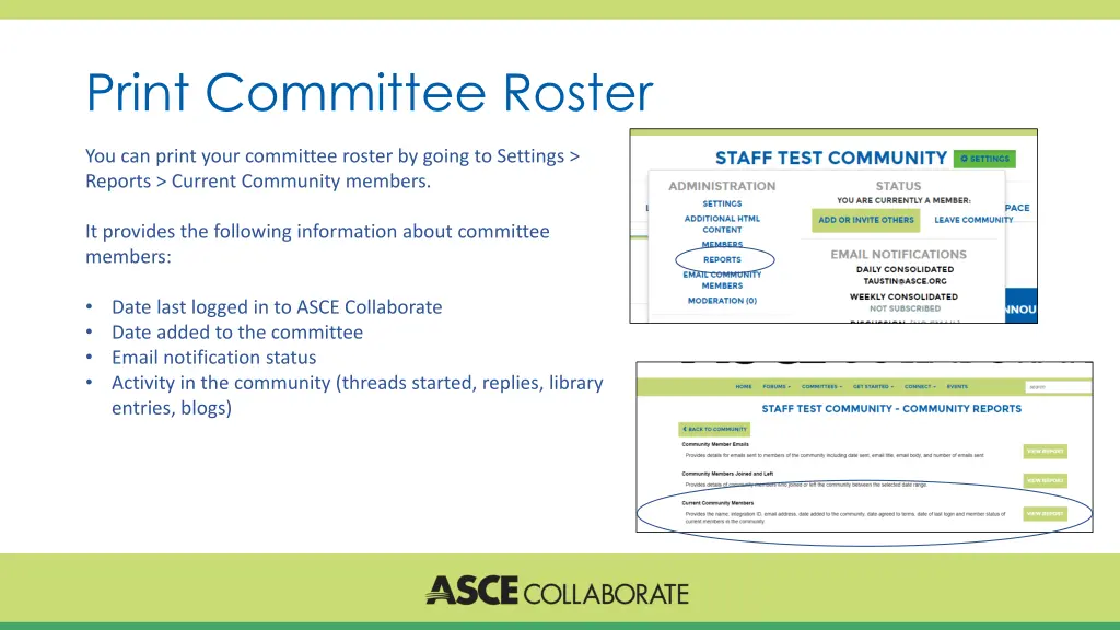 print committee roster