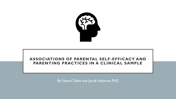 associations of parental self efficacy