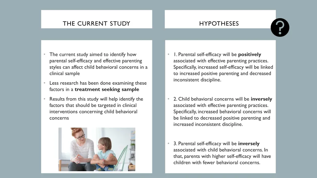 the current study