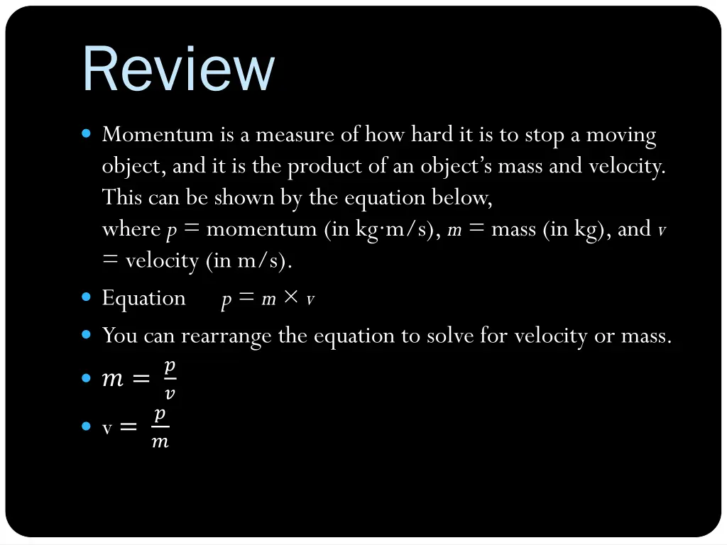 review