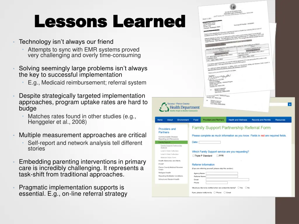 lessons learned lessons learned