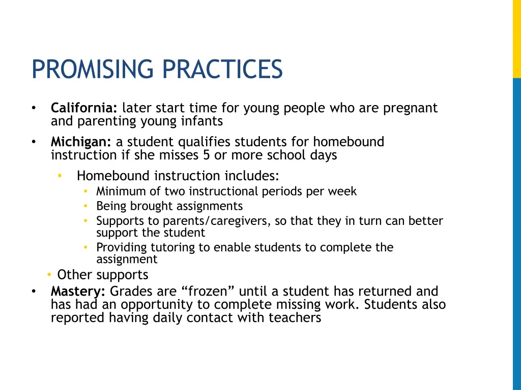 promising practices