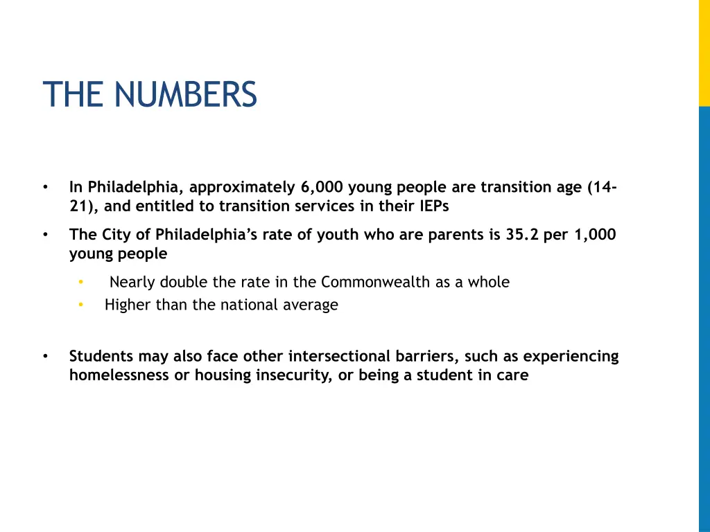 the numbers
