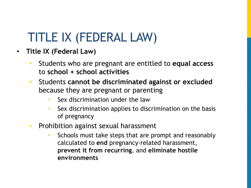 title ix federal law title ix federal law