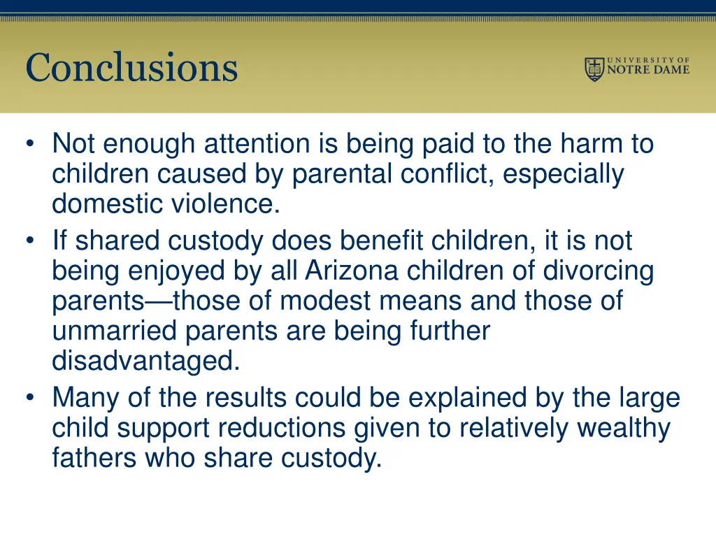 conclusions