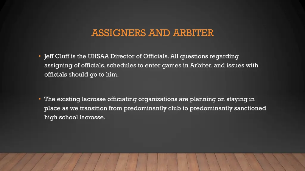 assigners and arbiter