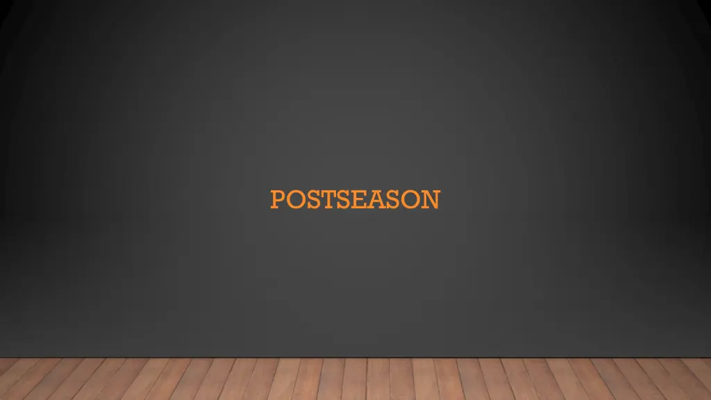 postseason