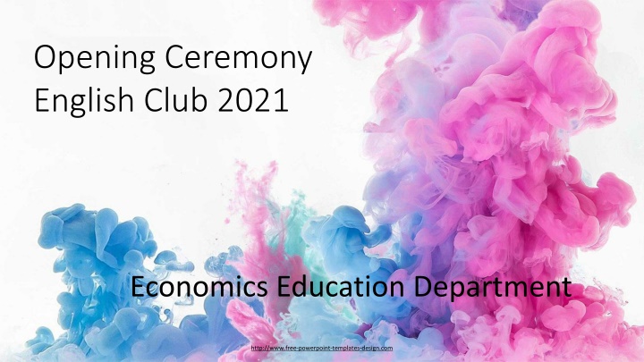 opening ceremony english club 2021
