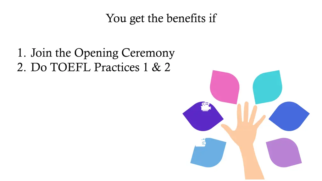 you get the benefits if