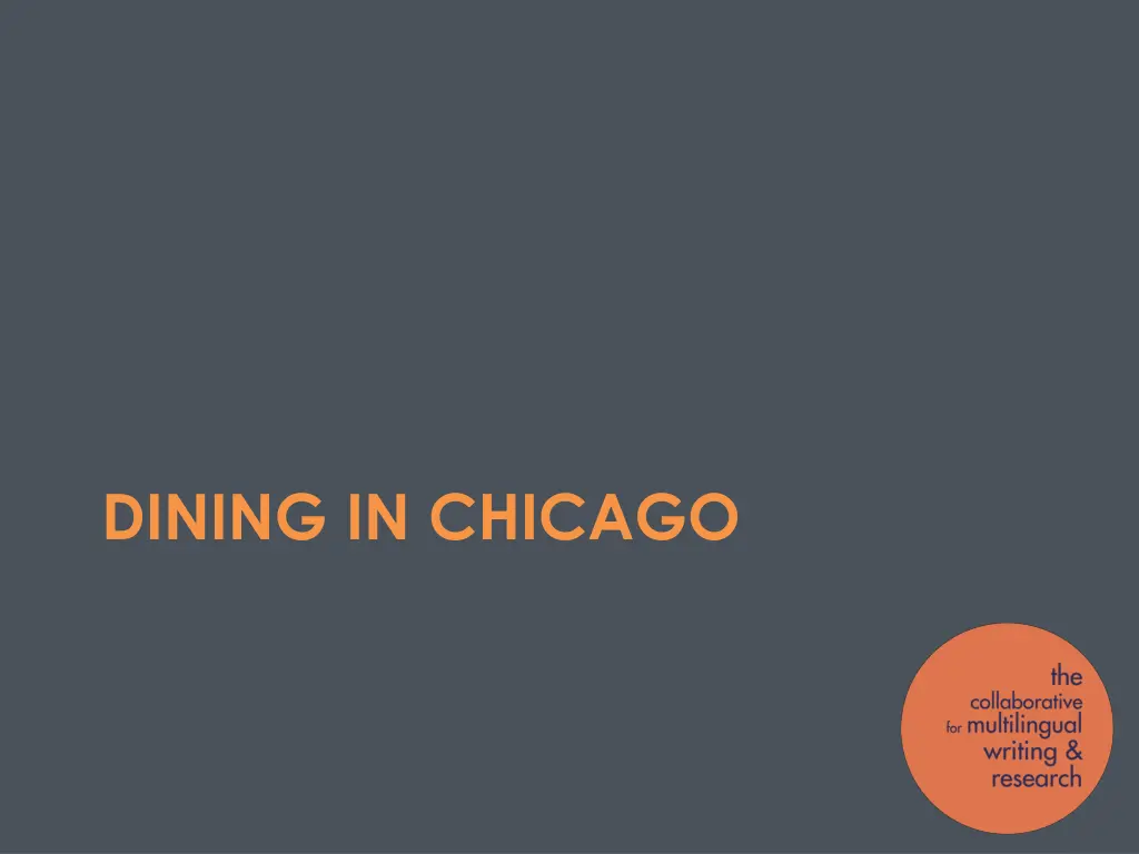 dining in chicago