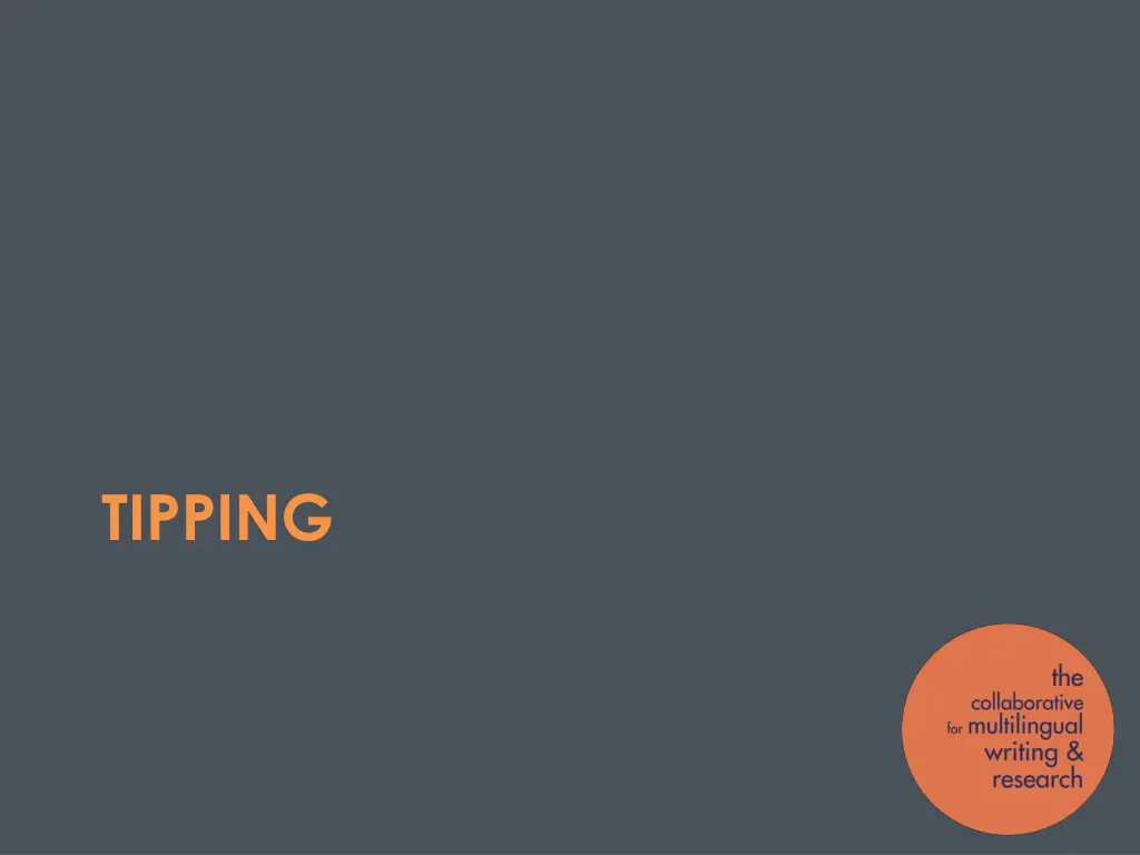 tipping