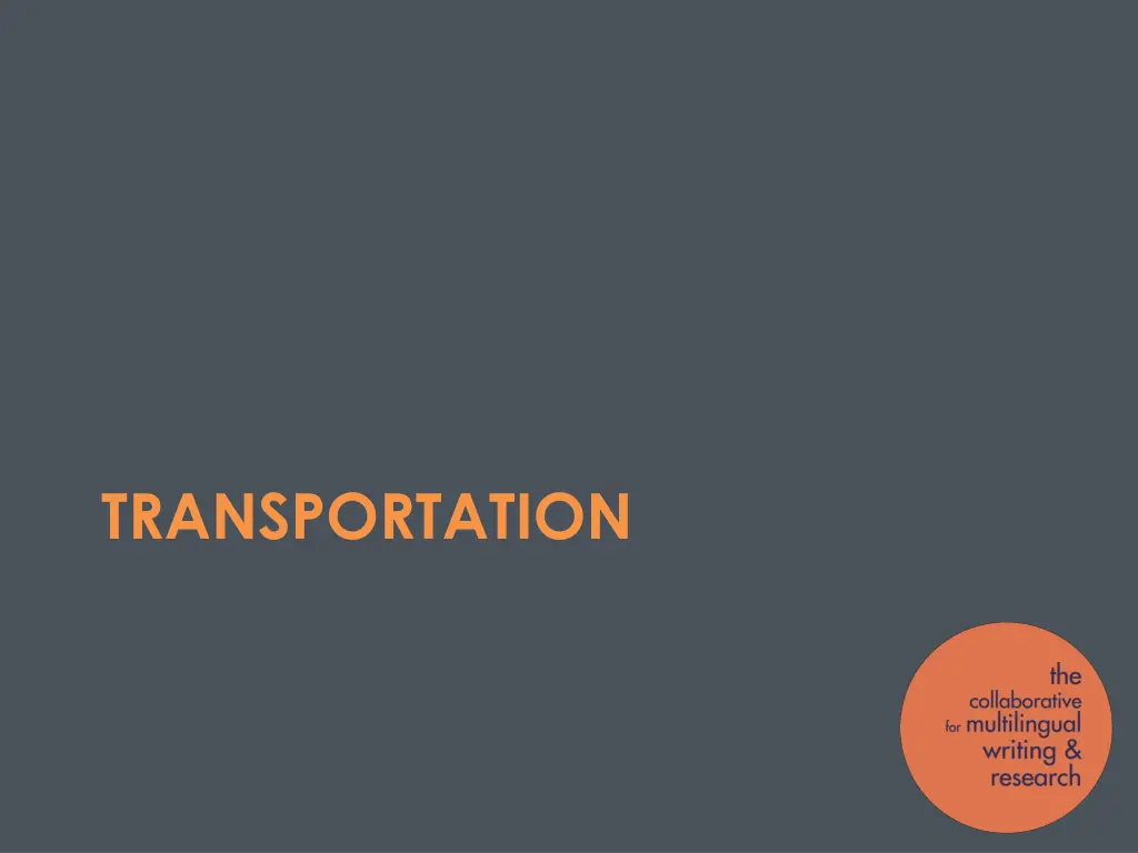 transportation