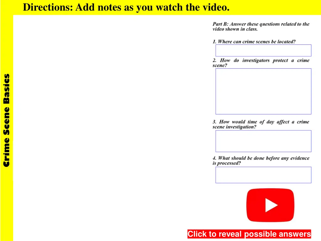 directions add notes as you watch the video