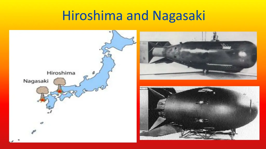 hiroshima and nagasaki