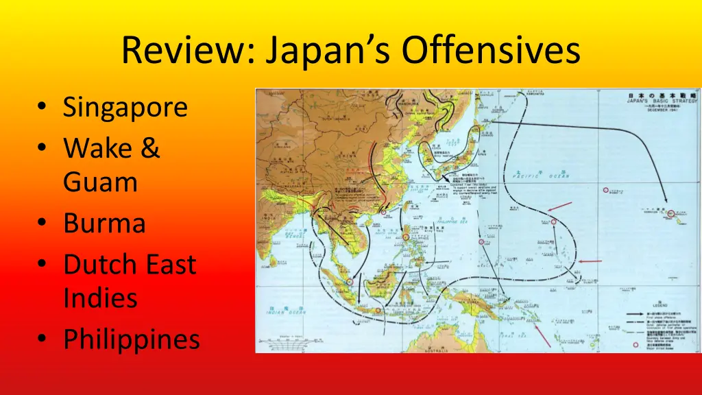 review japan s offensives singapore wake guam