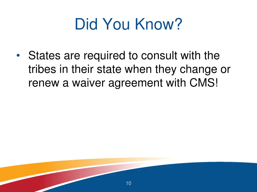 did you know