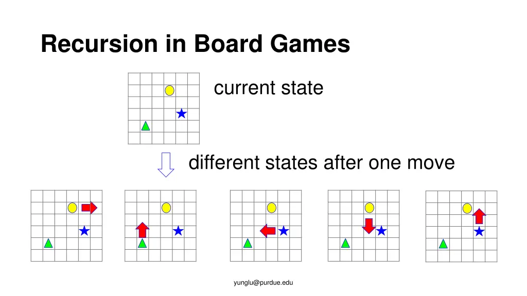 recursion in board games