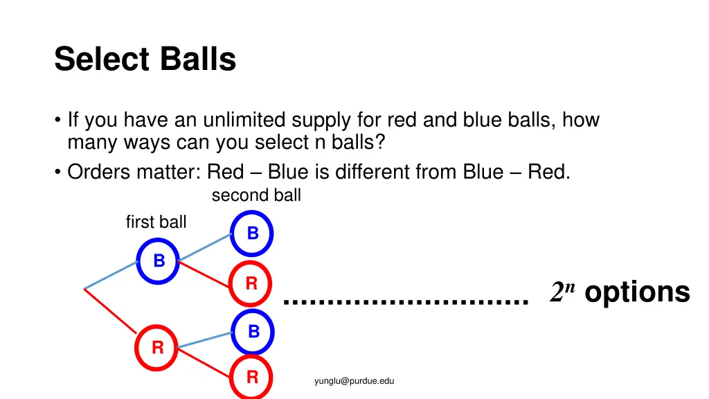select balls
