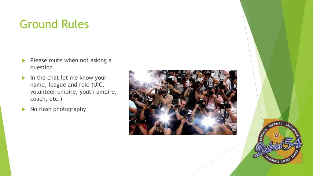 ground rules