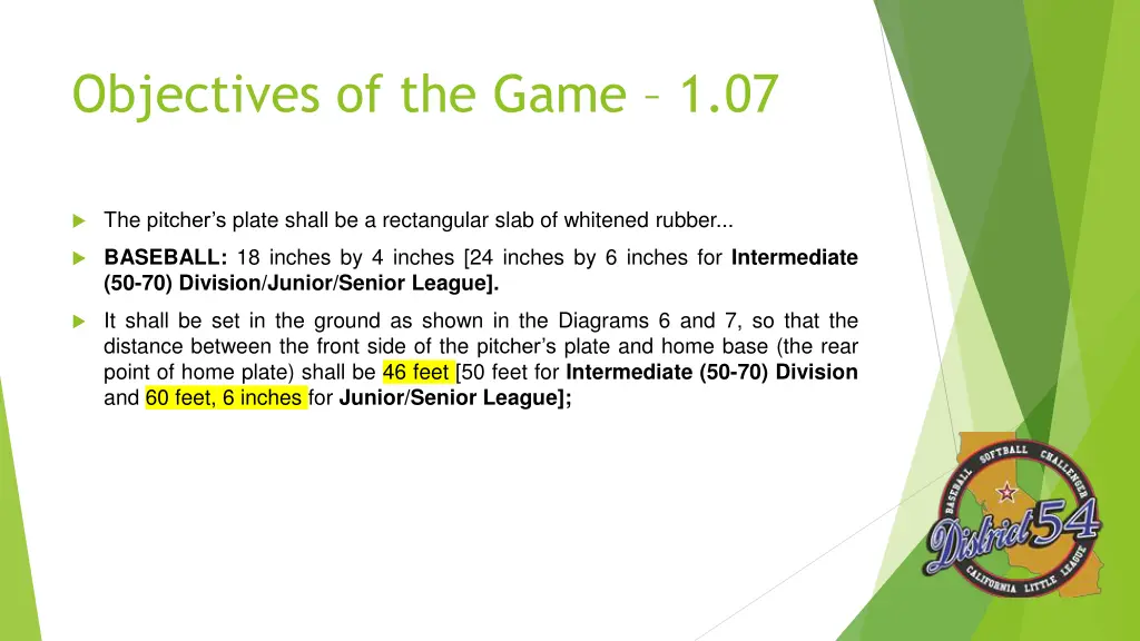 objectives of the game 1 07
