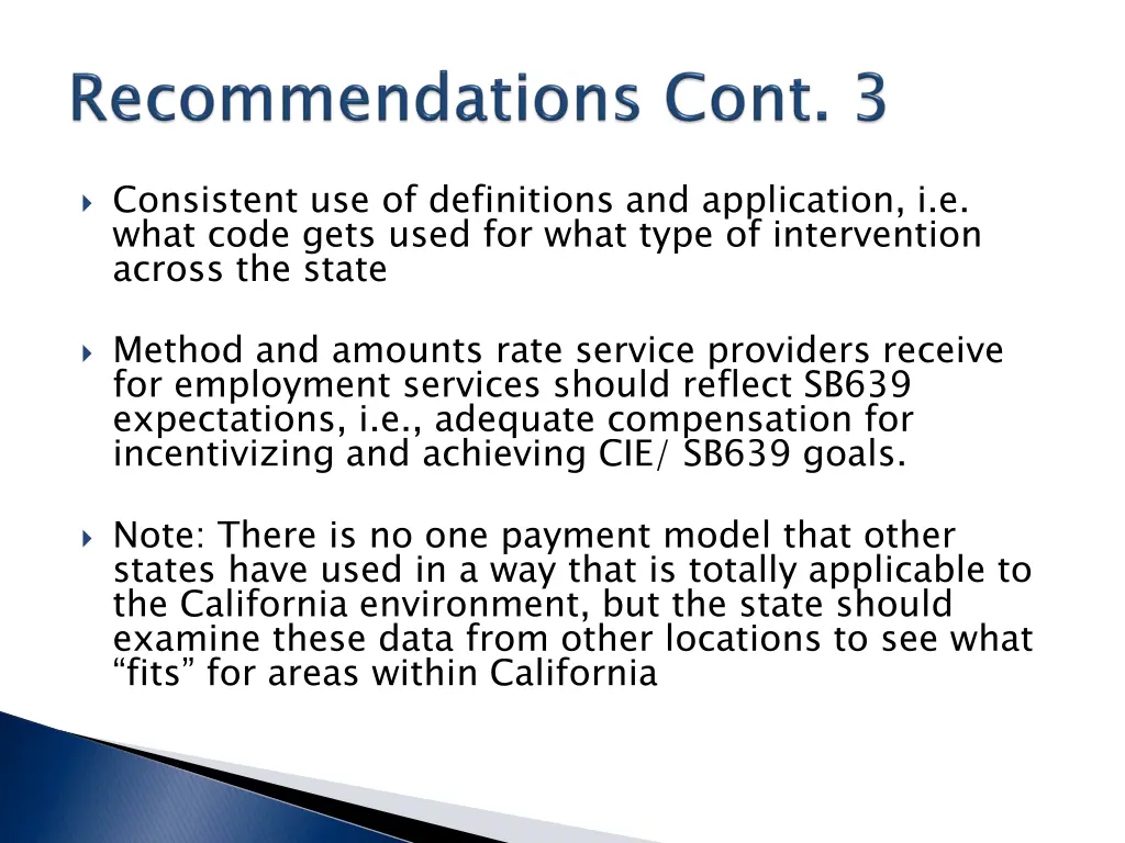 consistent use of definitions and application