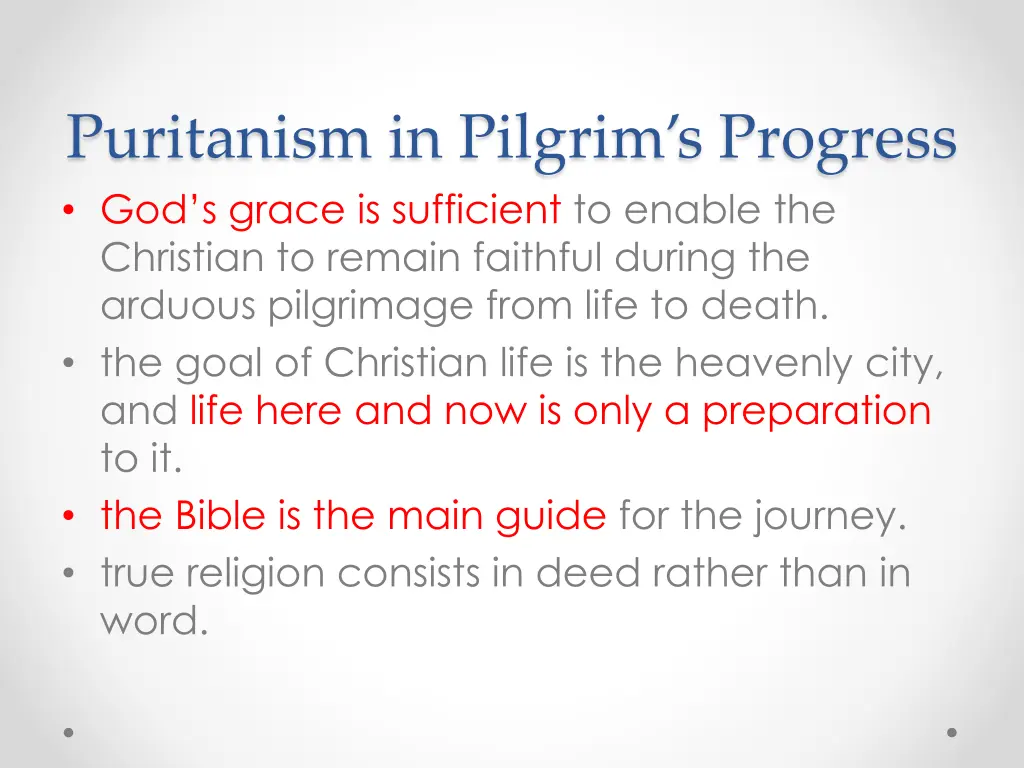 puritanism in pilgrim s progress god s grace