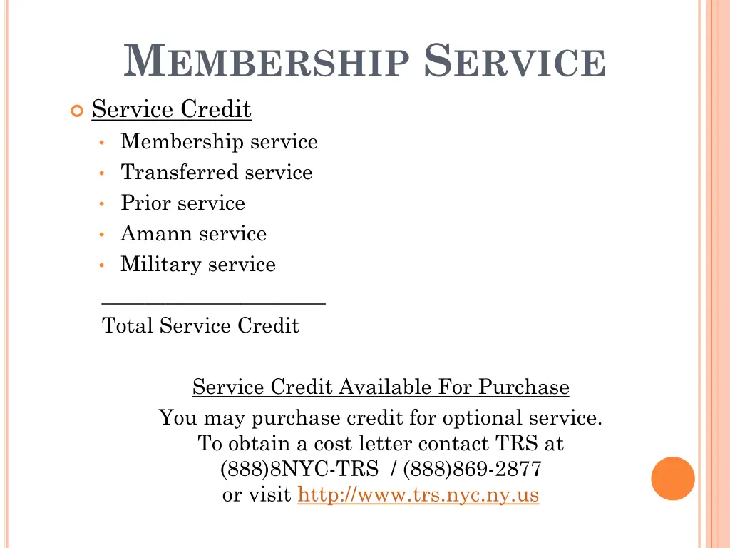 m embership s ervice service credit membership