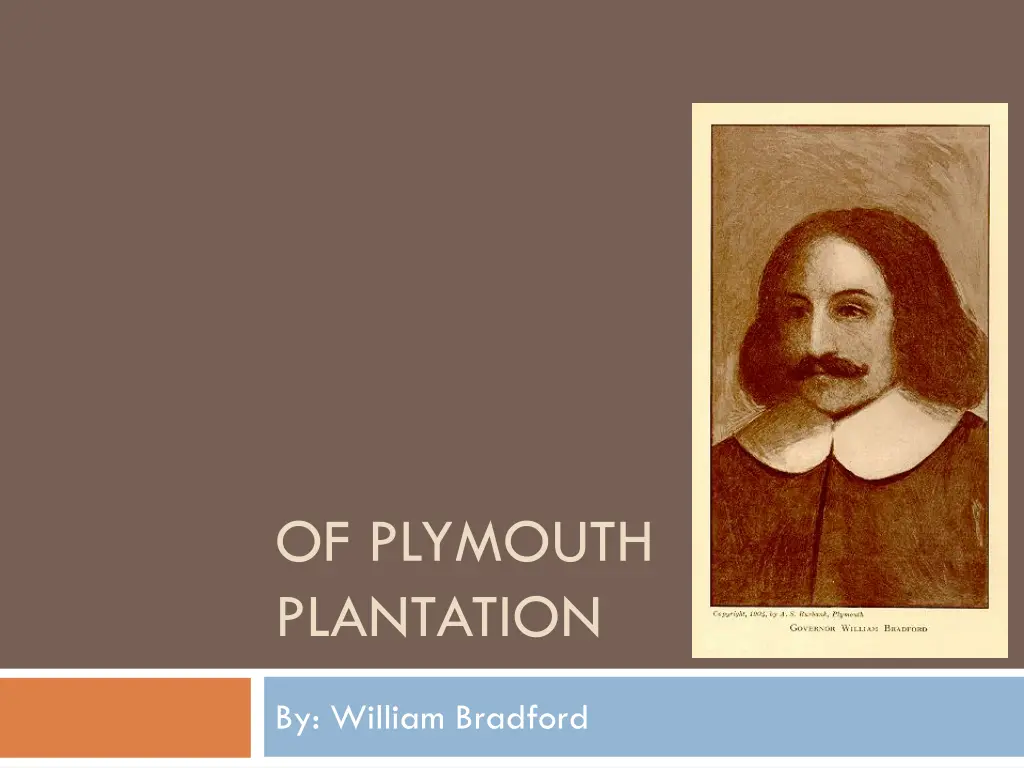 of plymouth plantation 1