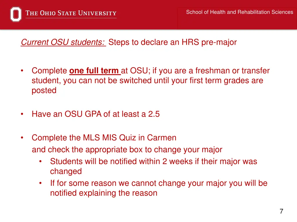 school of health and rehabilitation sciences 1