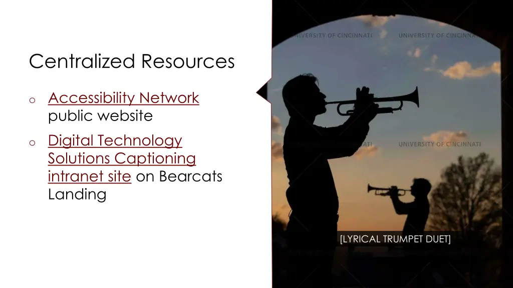 centralized resources