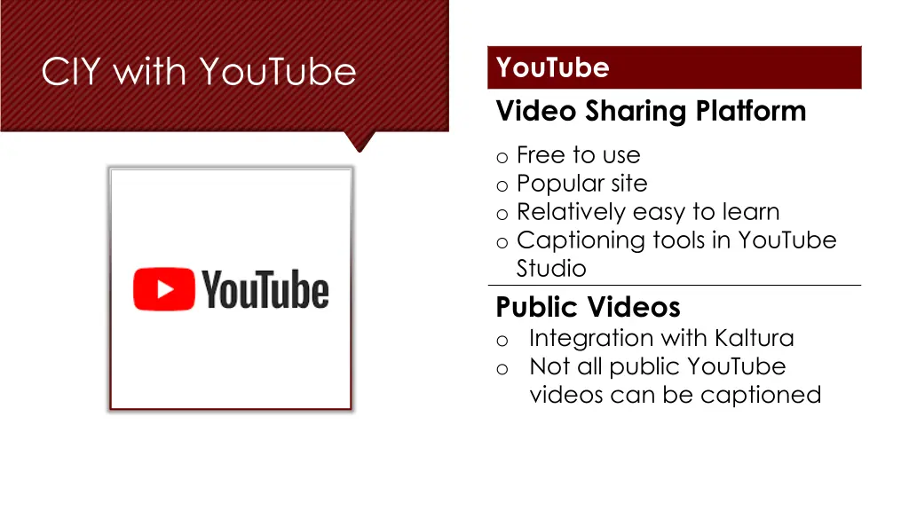 ciy with youtube