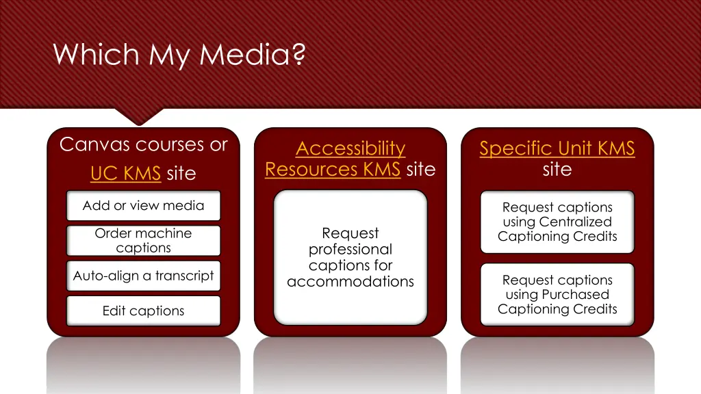 which my media