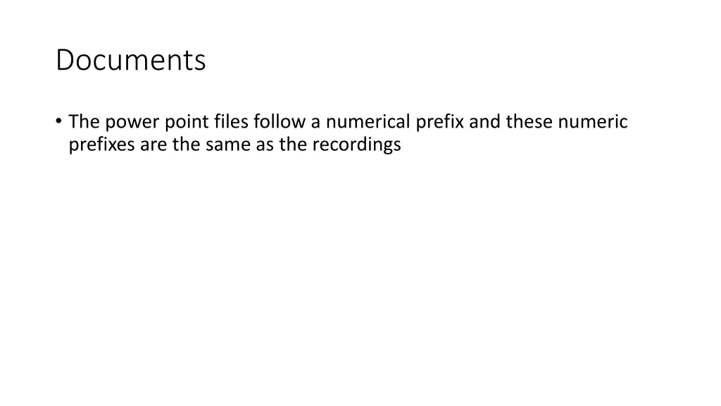 documents
