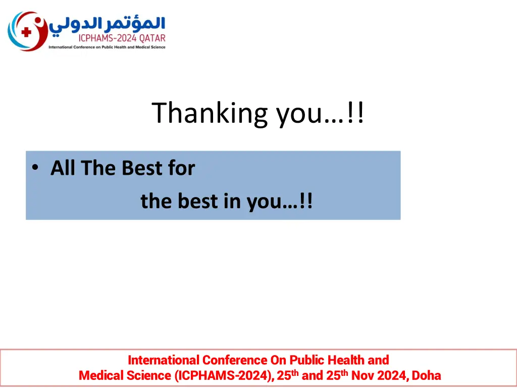 thanking you