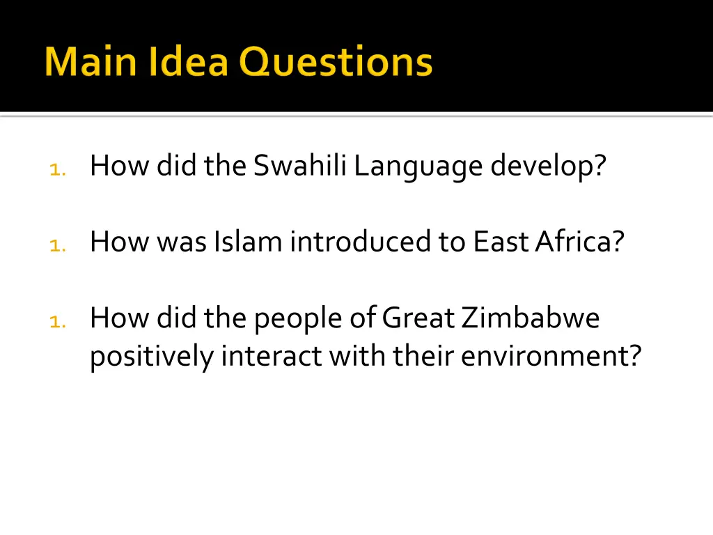 1 how did the swahili language develop
