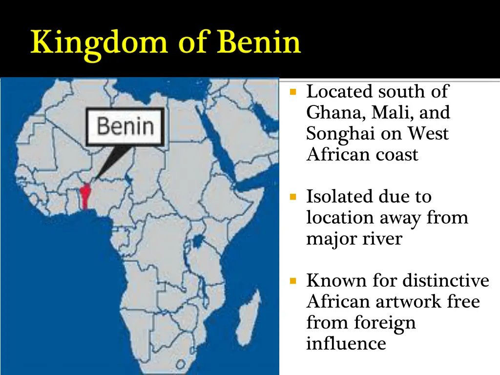 located south of ghana mali and songhai on west