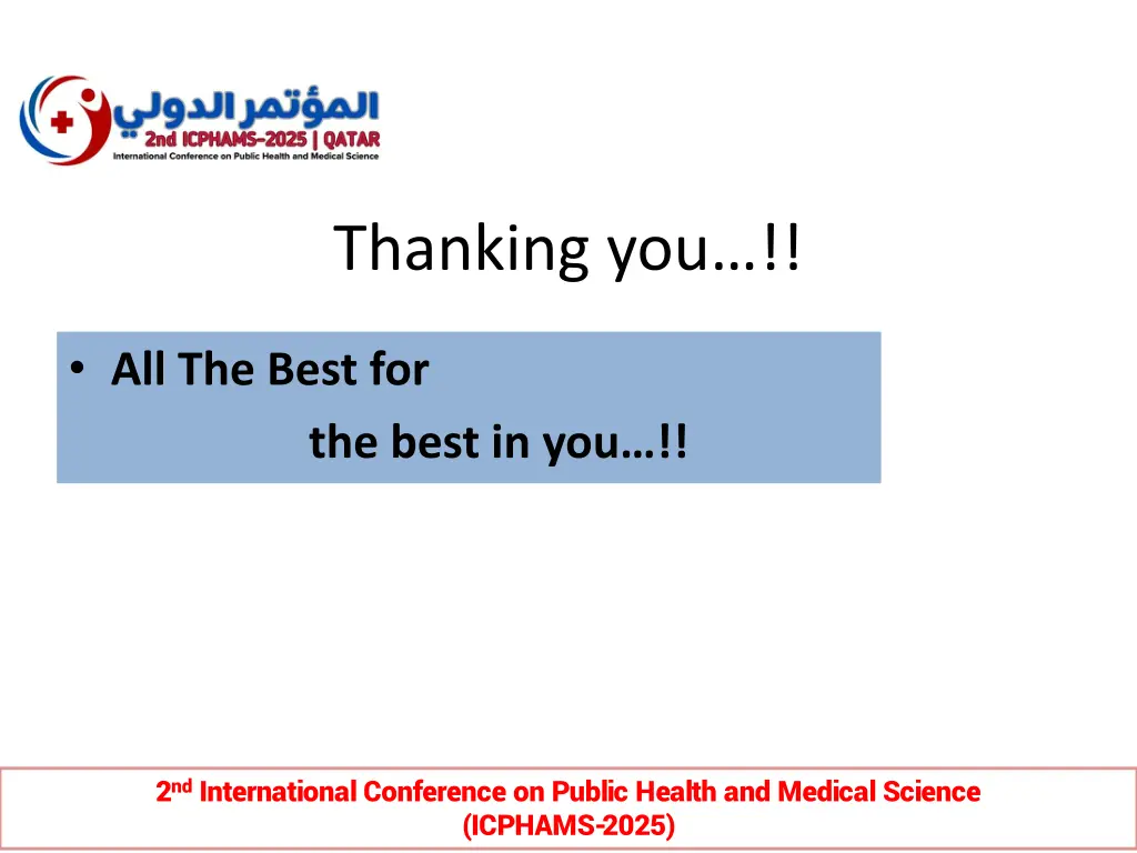 thanking you