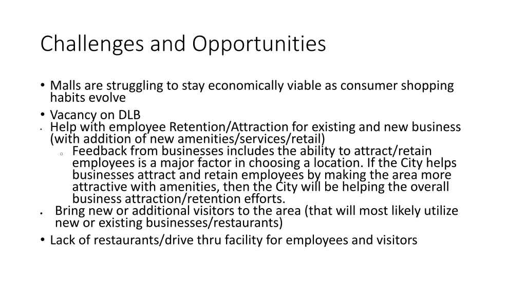 challenges and opportunities