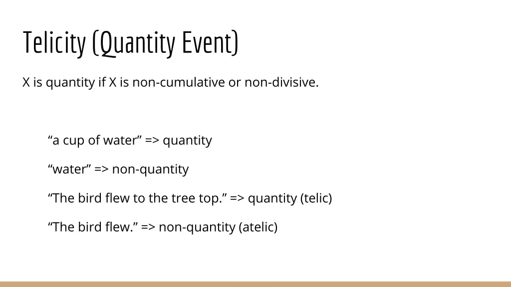 telicity quantity event