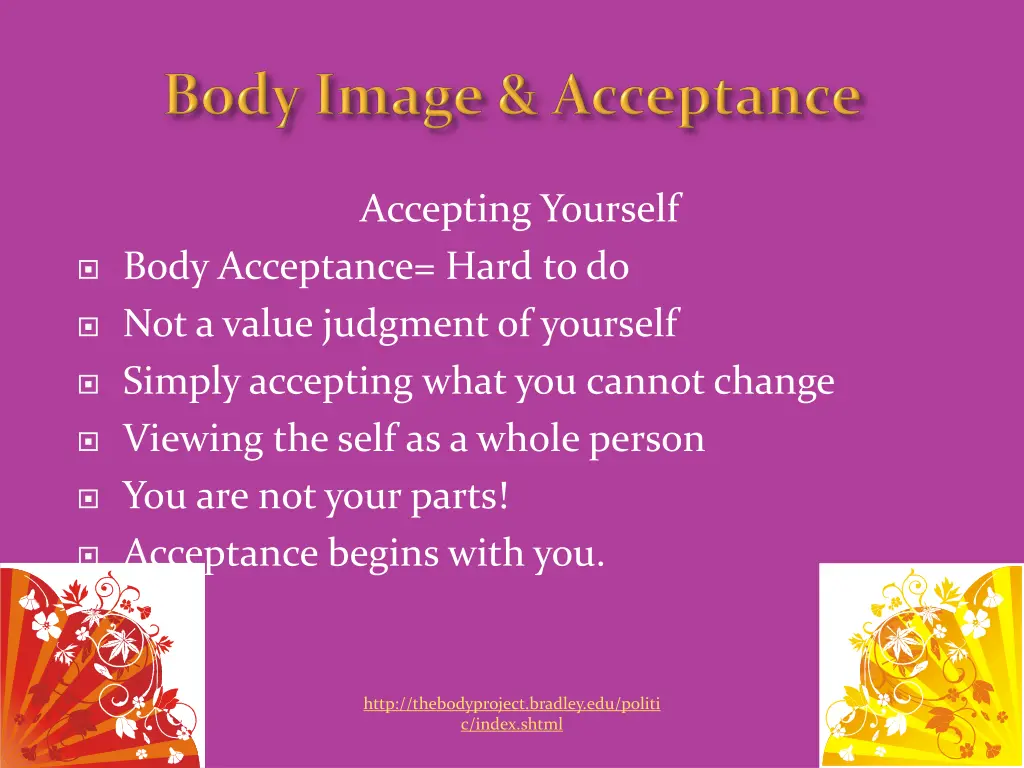 accepting yourself