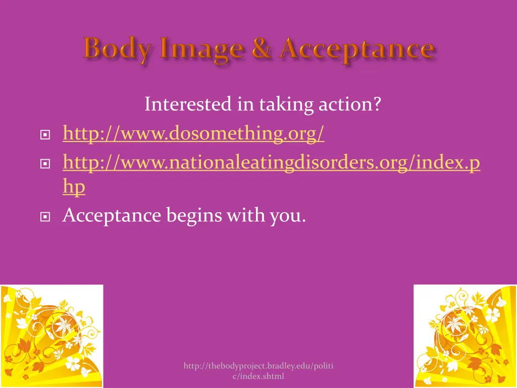 interested in taking action